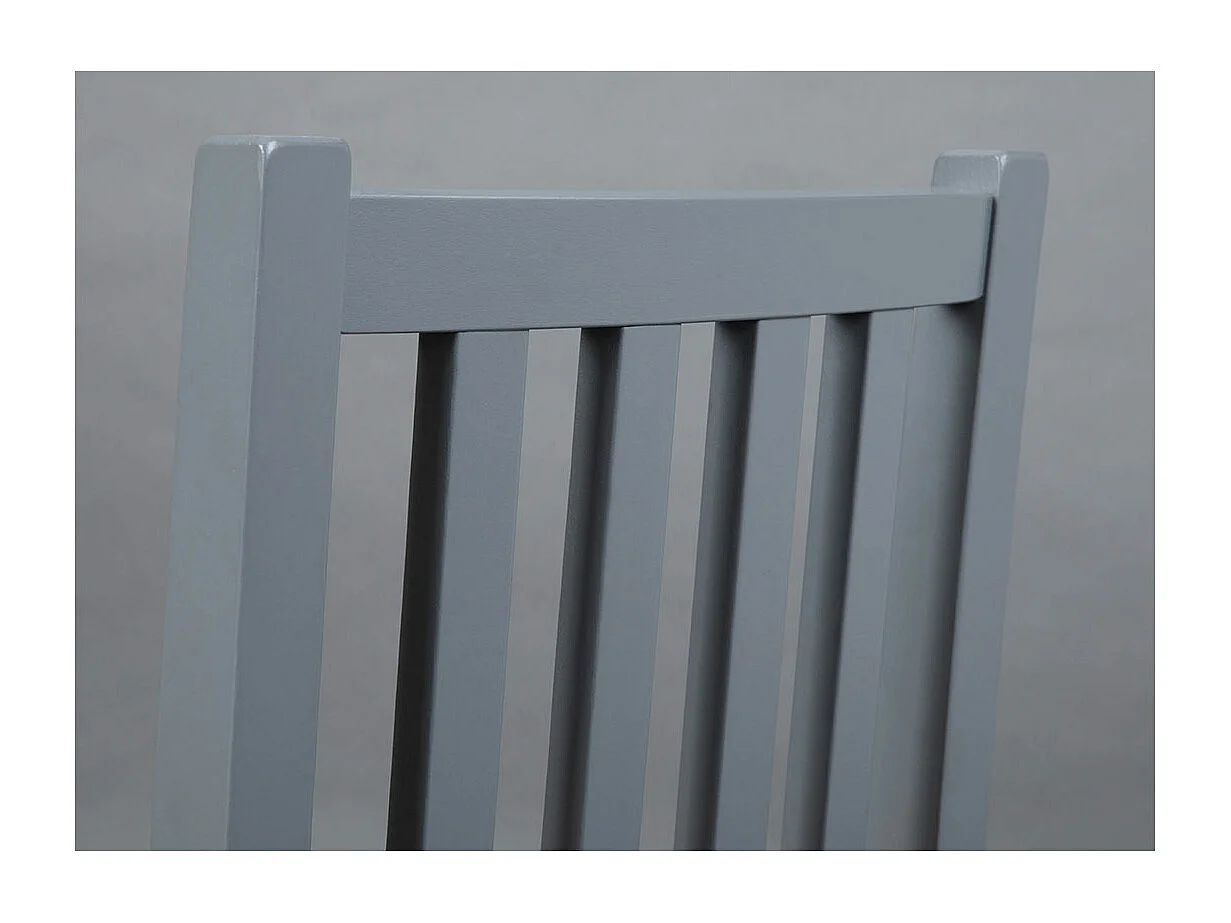 Lot de 2 Chaises Deisgn "Zerno" 95cm Gris