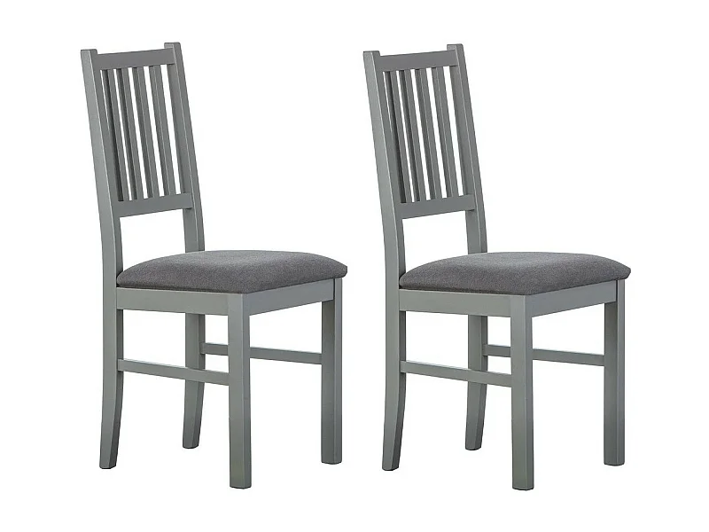 Lot de 2 Chaises Deisgn "Zerno" 95cm Gris
