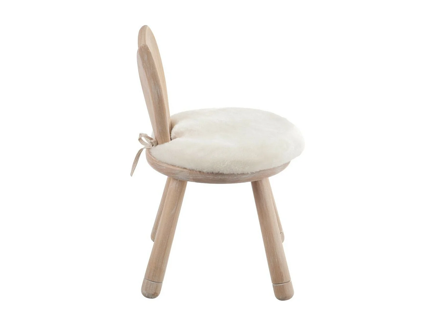 Chaise pour Enfant "Oreilles Lapin" 56cm Naturel