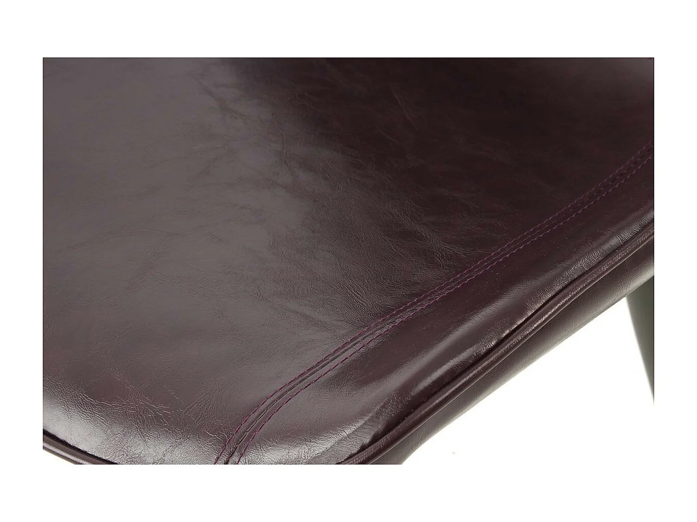 Lot de 2 Chaises Design "Cecil" 81cm Violet Foncé