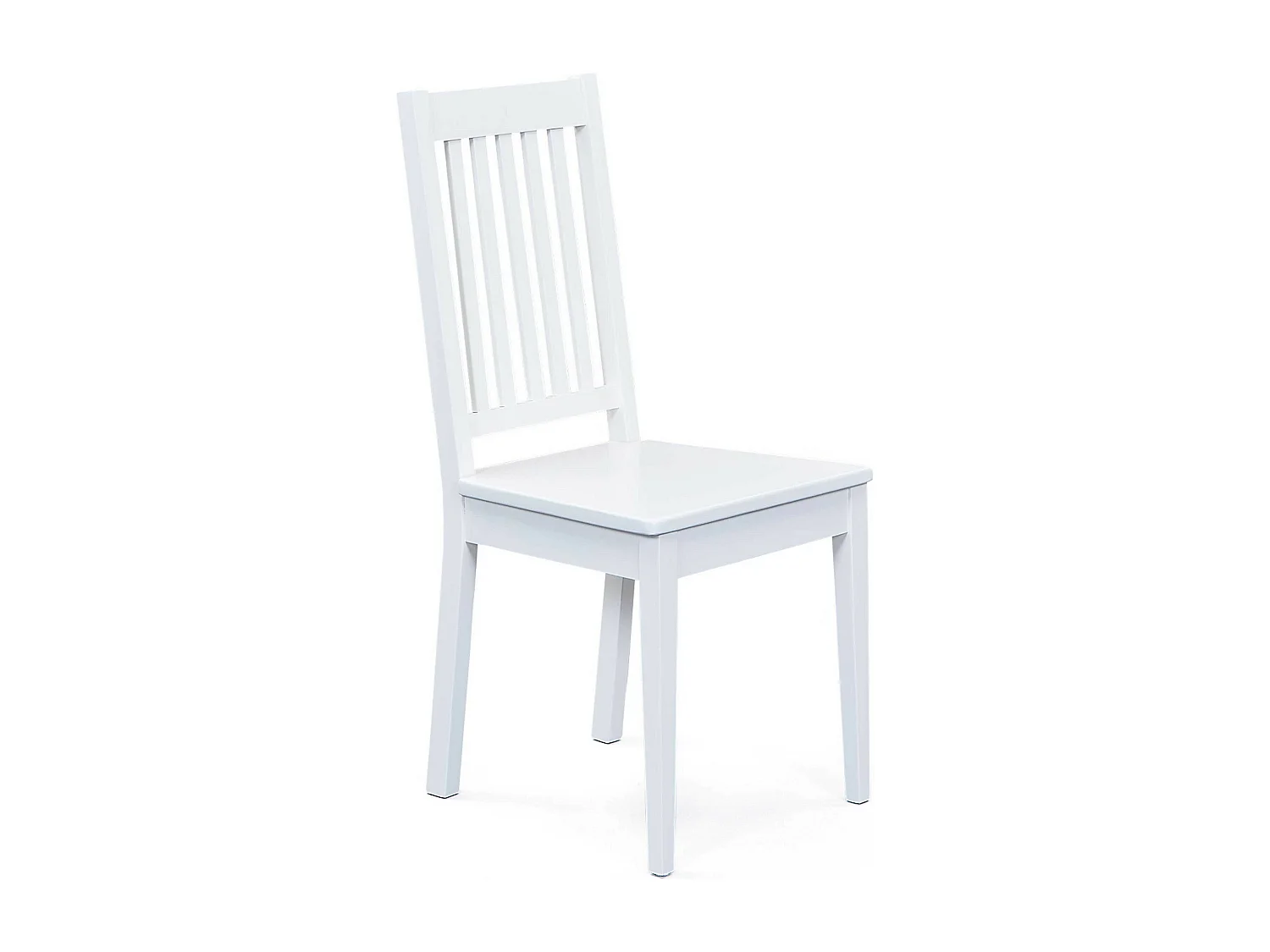 Lot de 2 Chaises Design Bois "Takao" 95cm Blanc