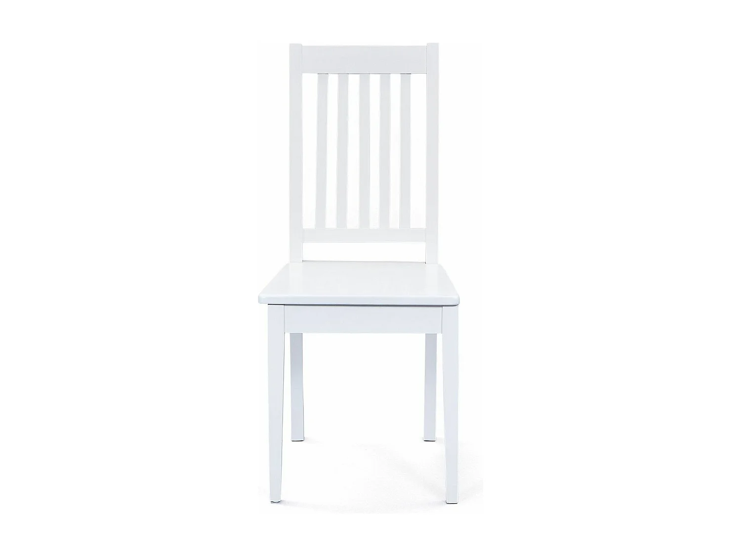 Lot de 2 Chaises Design Bois "Takao" 95cm Blanc