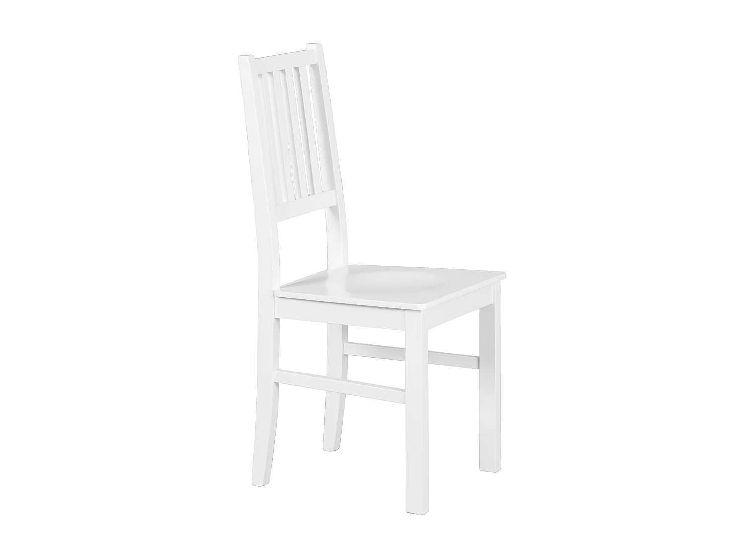 Lot de 2 Chaises Design Bois "Takao" 95cm Blanc
