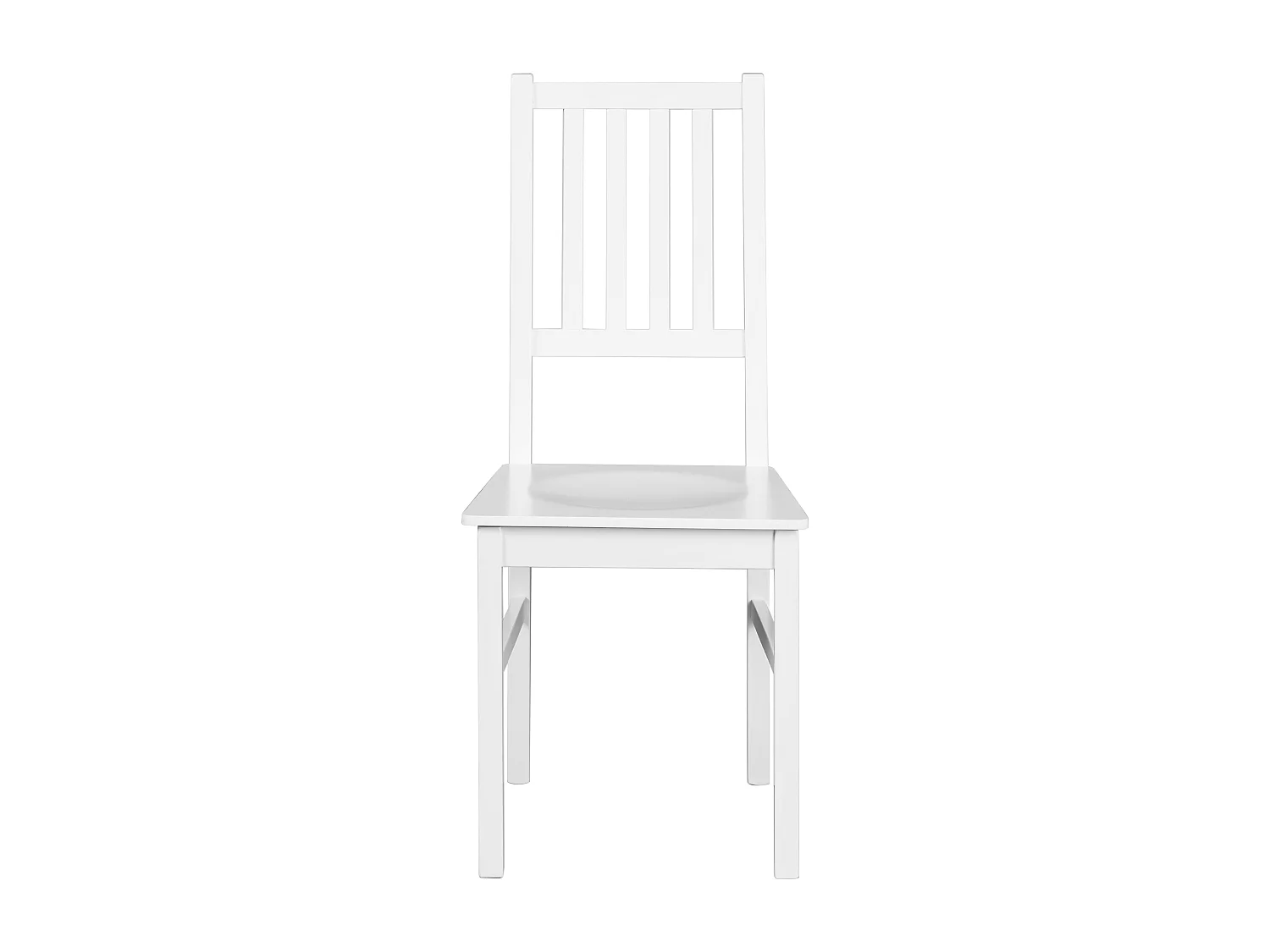 Lot de 2 Chaises Design Bois "Takao" 95cm Blanc