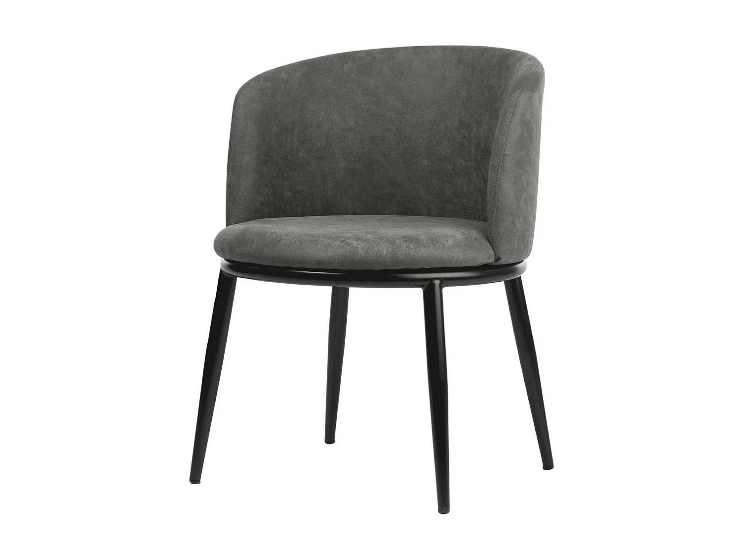 Lot de 2 Chaises Design "Pinson" 73cm Anthracite