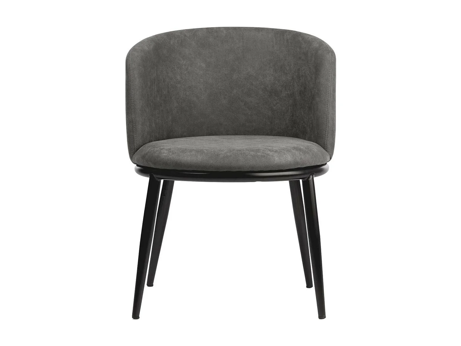 Lot de 2 Chaises Design "Pinson" 73cm Anthracite