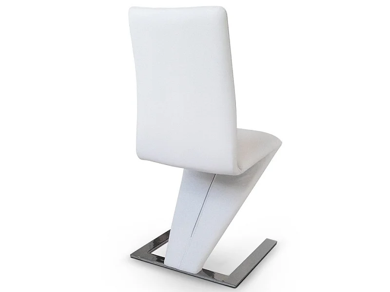 Lot de 2 Chaises Design "Twizy" 93cm Blanc