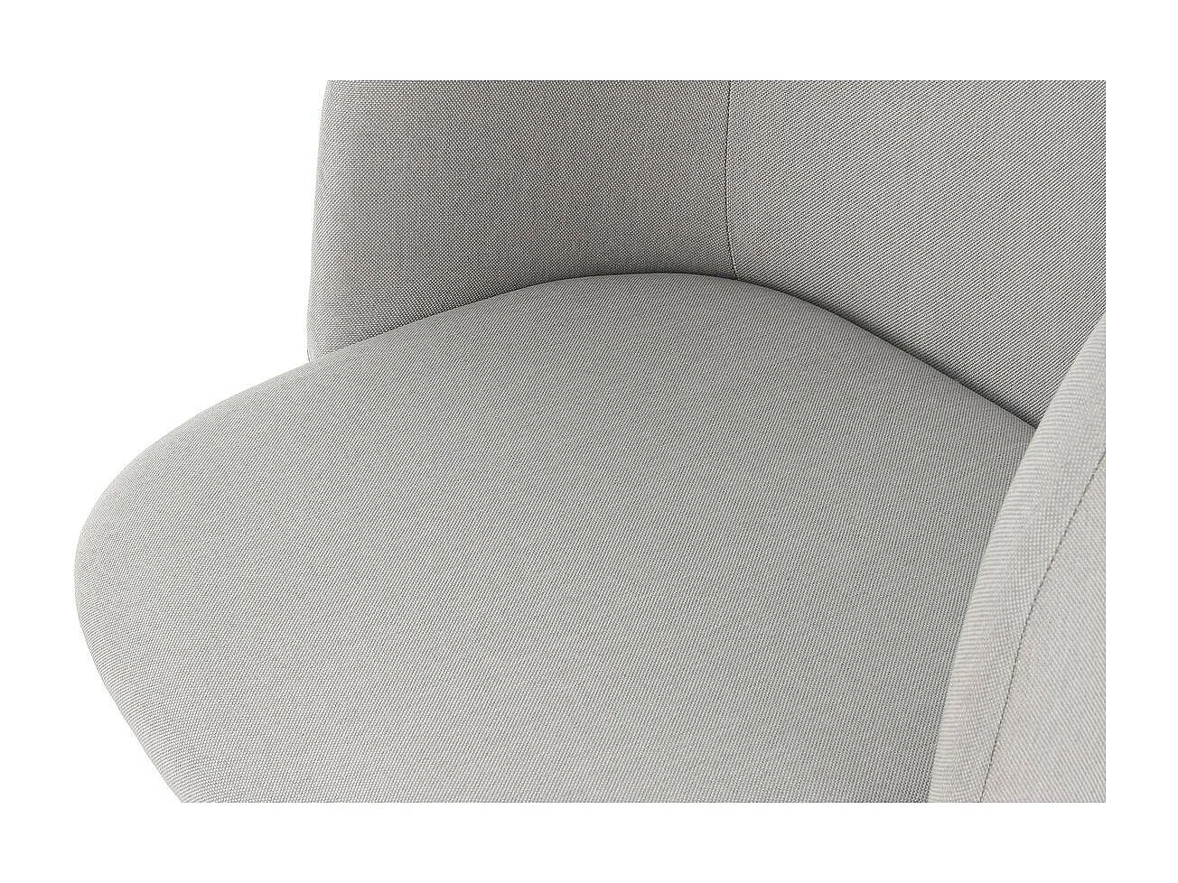 Lot de 2 Chaises Déco "Celina" 84 cm Gris