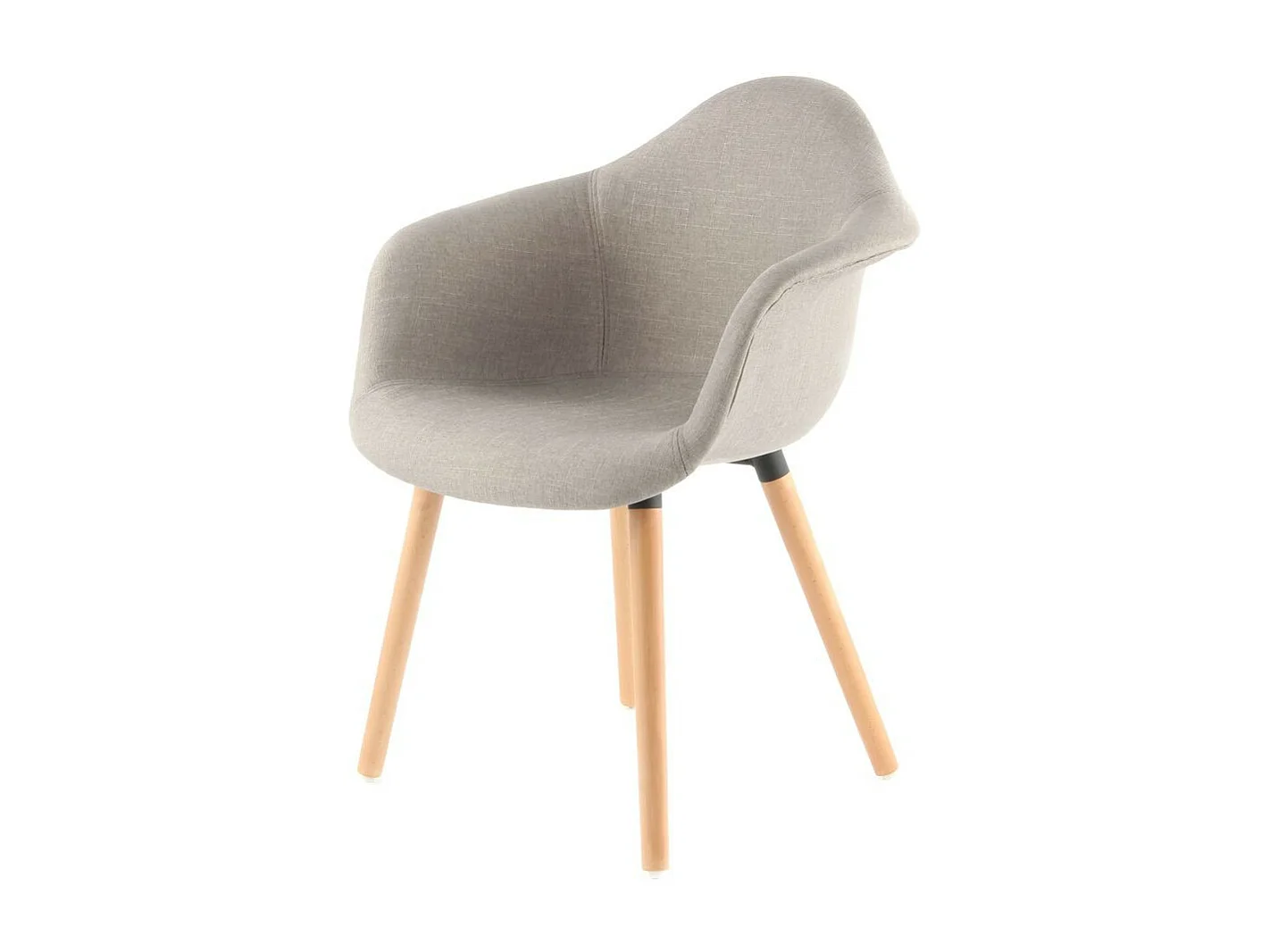 Lot de 2 Chaises Design "Winston" 80cm Beige