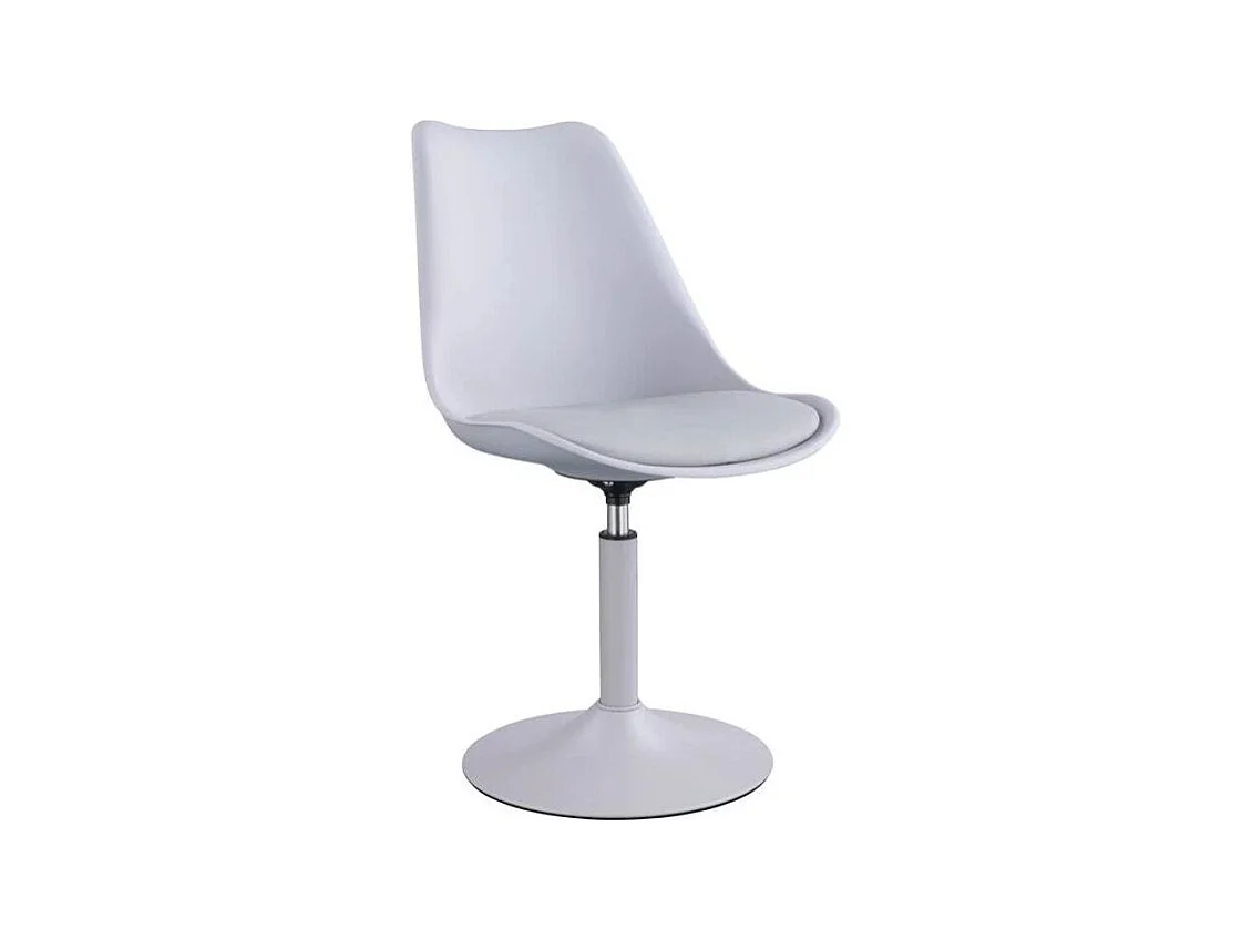 Lot de 2 Chaises Design "Luverne" 81cm Gris