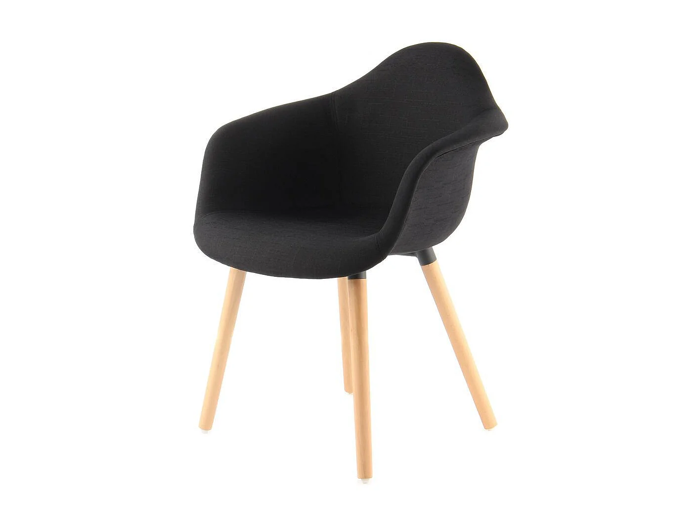 Lot de 2 Chaises Design "Winston" 80cm Noir