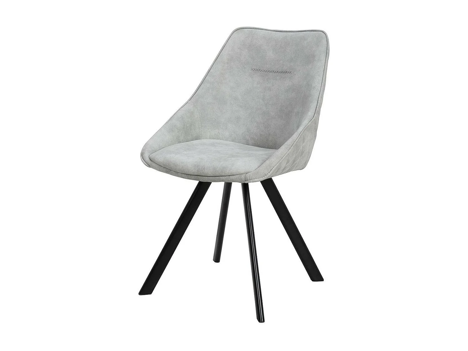 Lot de 2 Chaises Déco "Cowboy" 83cm Gris