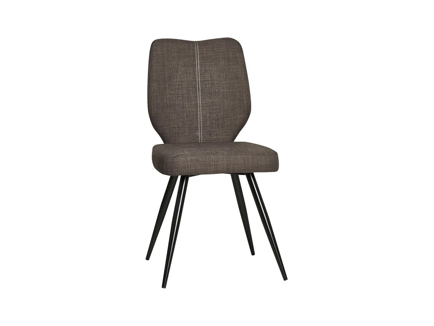 Lot de 2 Chaises Design "Moulton" 89cm Marron