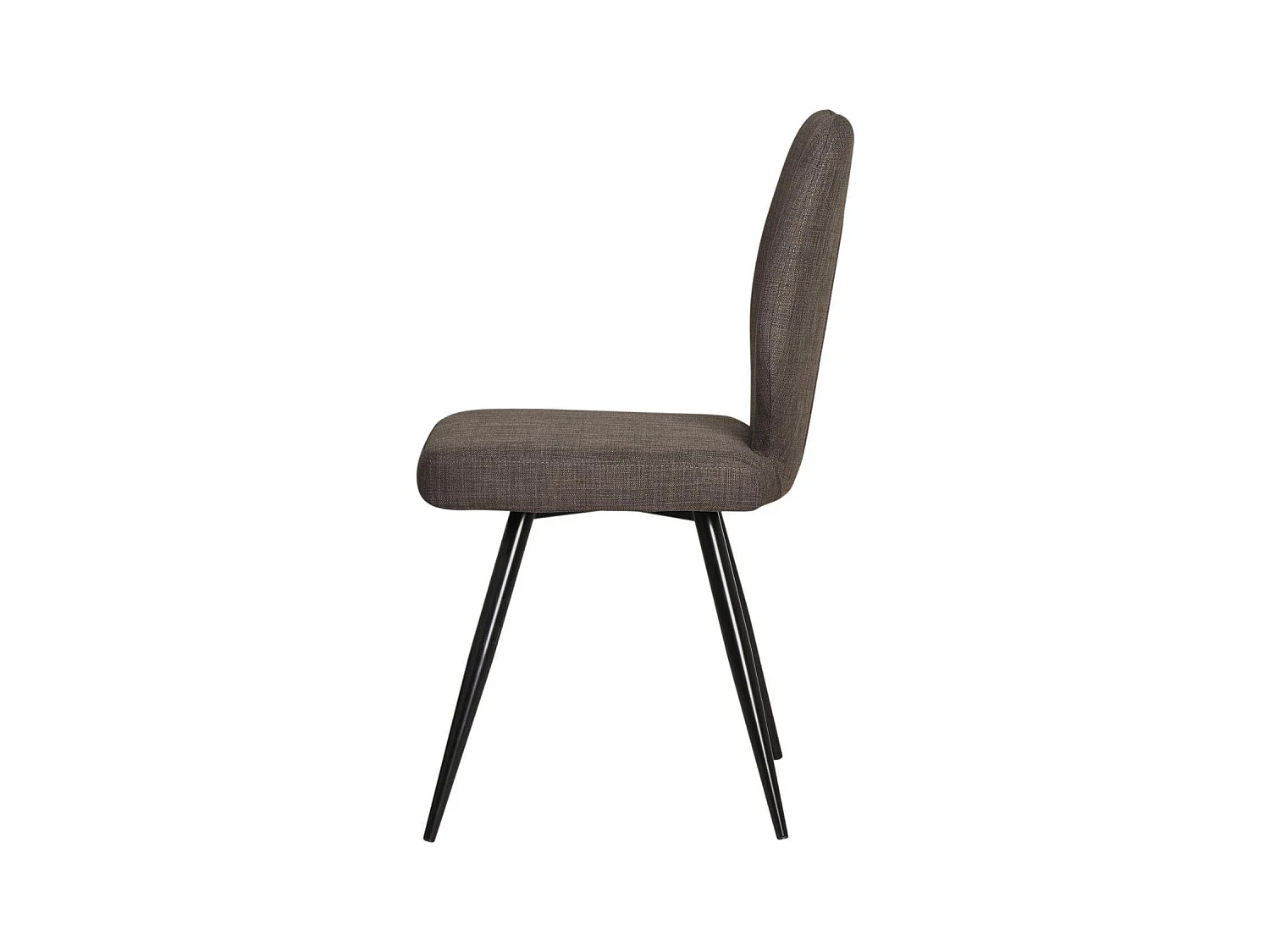 Lot de 2 Chaises Design "Moulton" 89cm Marron