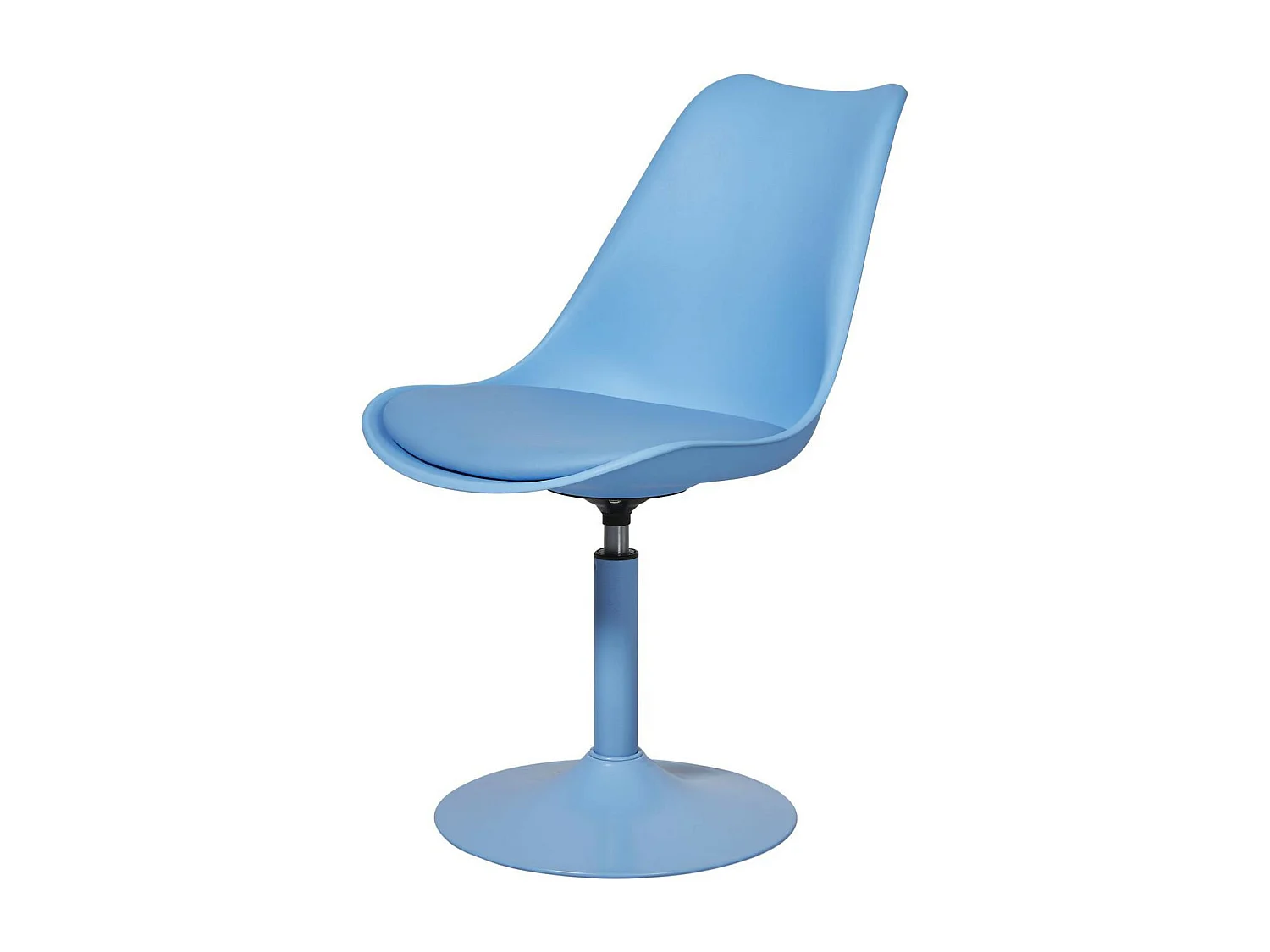 Lot de 2 Chaises Design "Luverne" 81cm Bleu