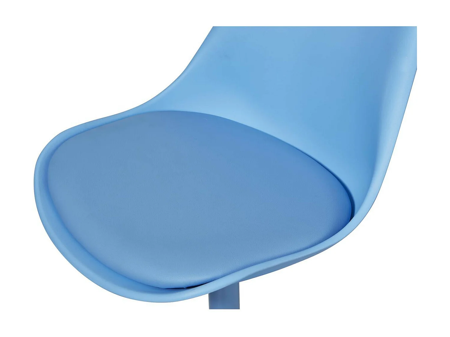 Lot de 2 Chaises Design "Luverne" 81cm Bleu