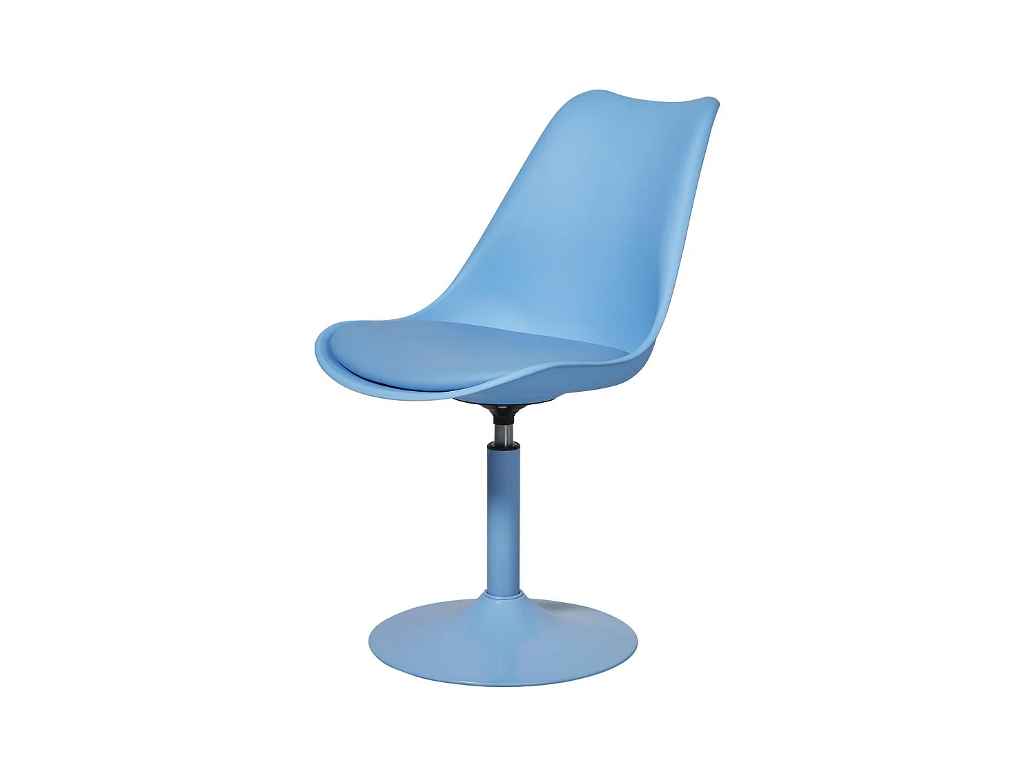 Lot de 2 Chaises Design "Luverne" 81cm Bleu