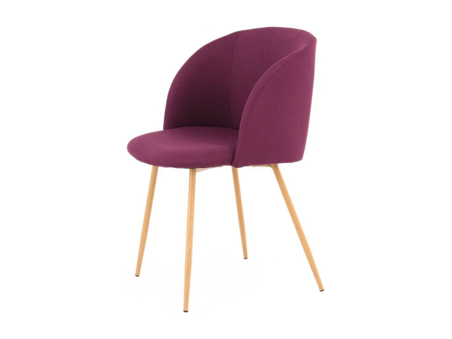 Lot de 2 Chaises Déco "Celina" 84 cm Violet