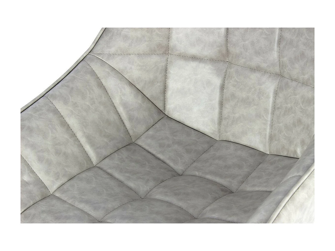 Lot de 2 Chaises Rétro "Demi" 88cm Gris & Noir