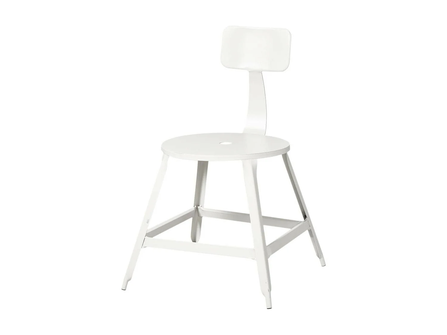 Lot de 2 Chaises Vintage "Madison" 83cm Blanc