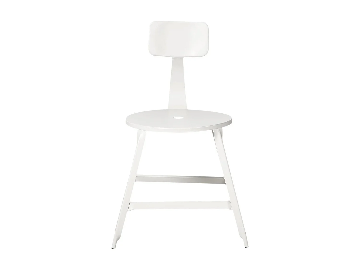 Lot de 2 Chaises Vintage "Madison" 83cm Blanc