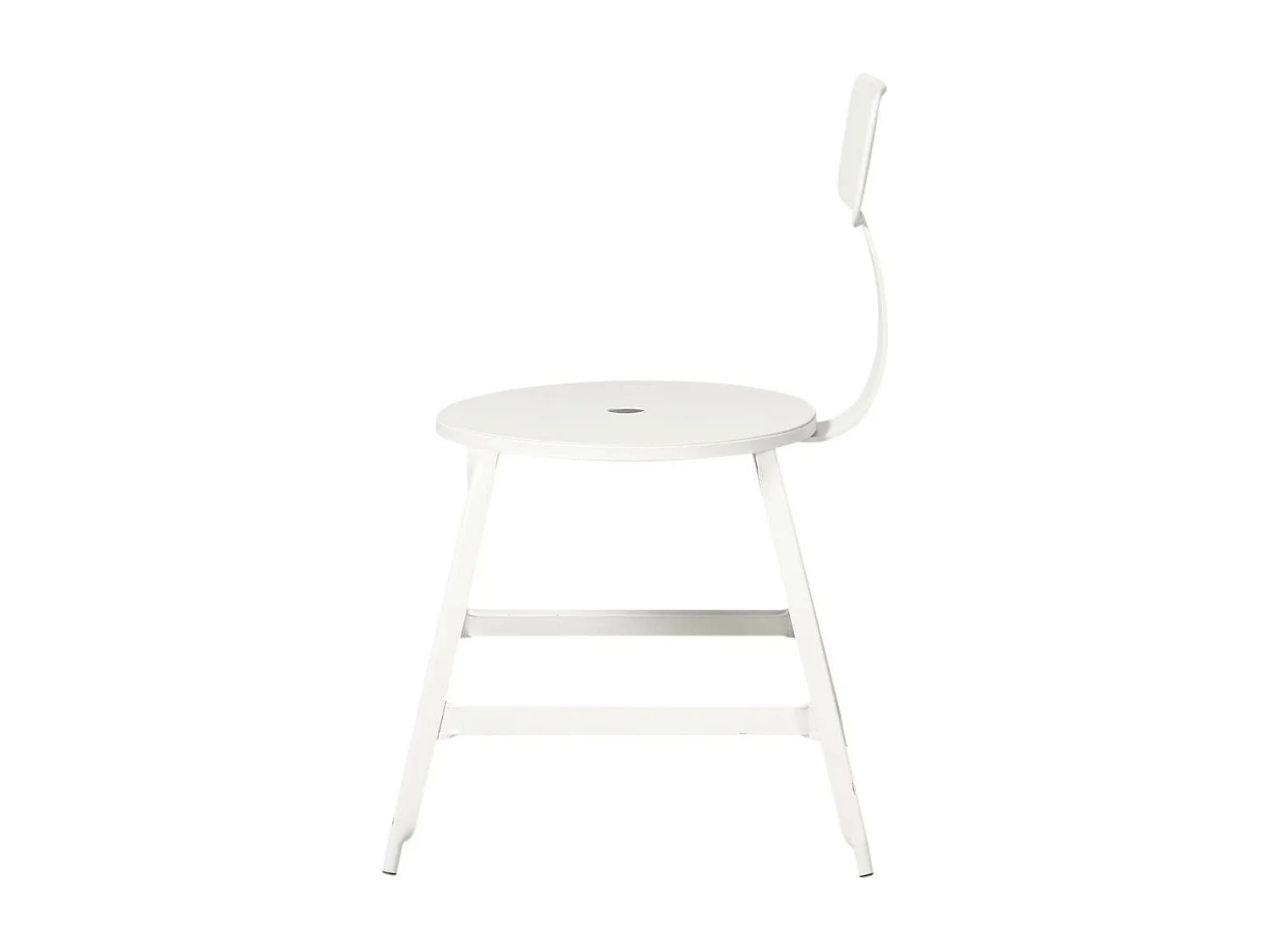 Lot de 2 Chaises Vintage "Madison" 83cm Blanc