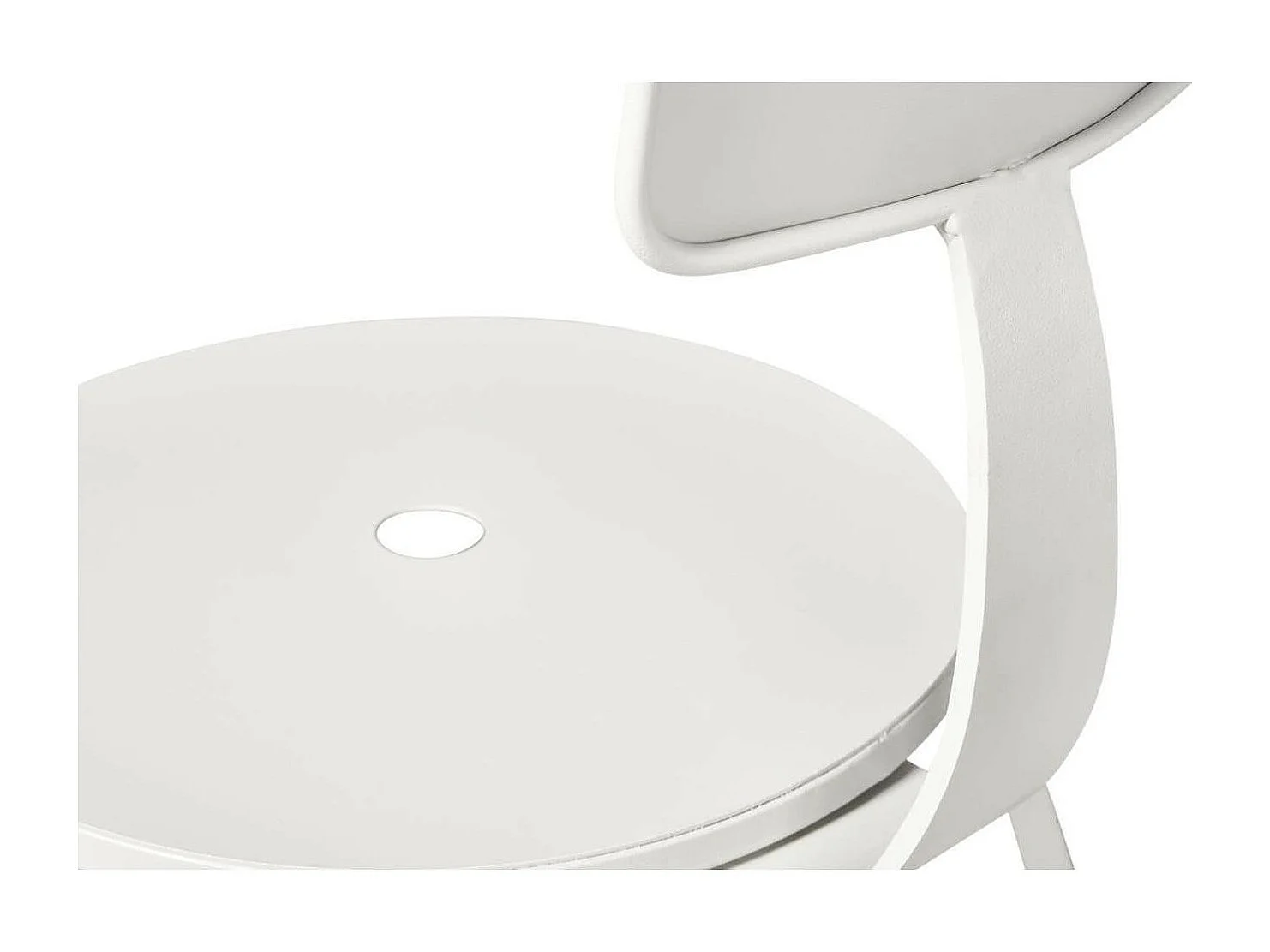 Lot de 2 Chaises Vintage "Madison" 83cm Blanc