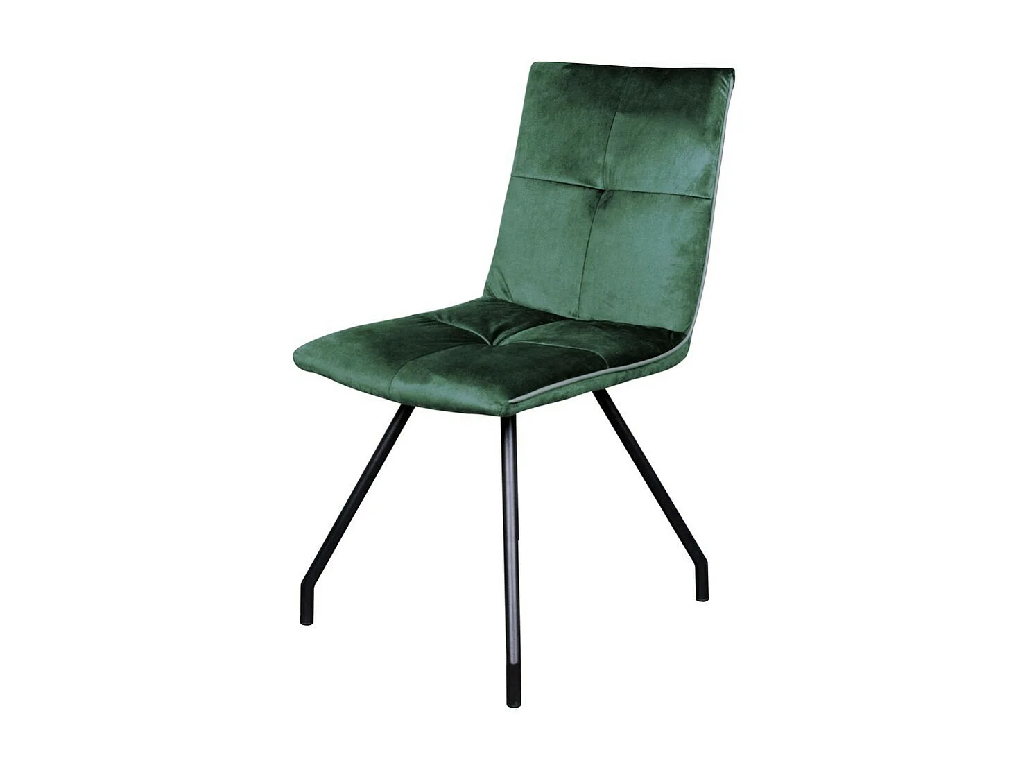 Lot de 2 Chaises en Velours "Eaden" 87cm Vert