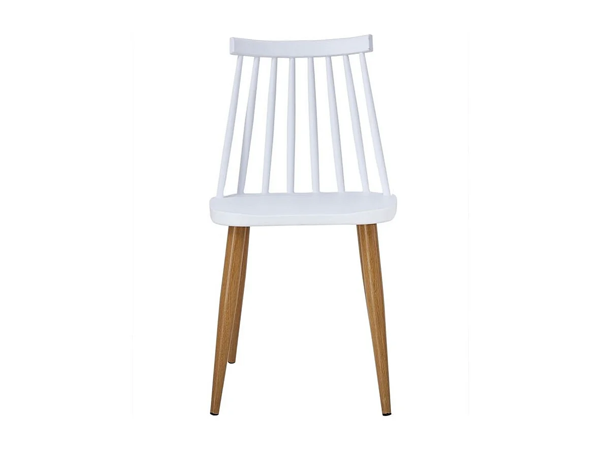 Lot de 2 Chaises Scandinaves "Estelle" 77cm Blanc