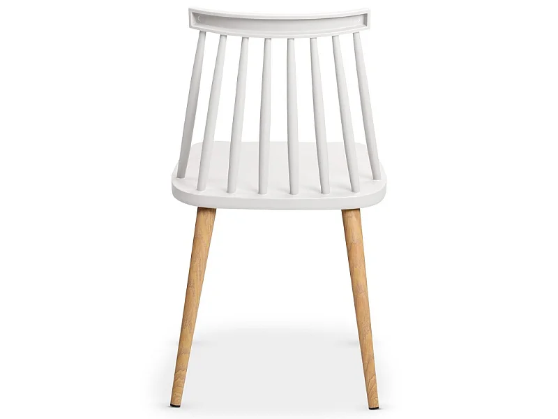 Lot de 2 Chaises Scandinave "Beaune" 77cm Blanc