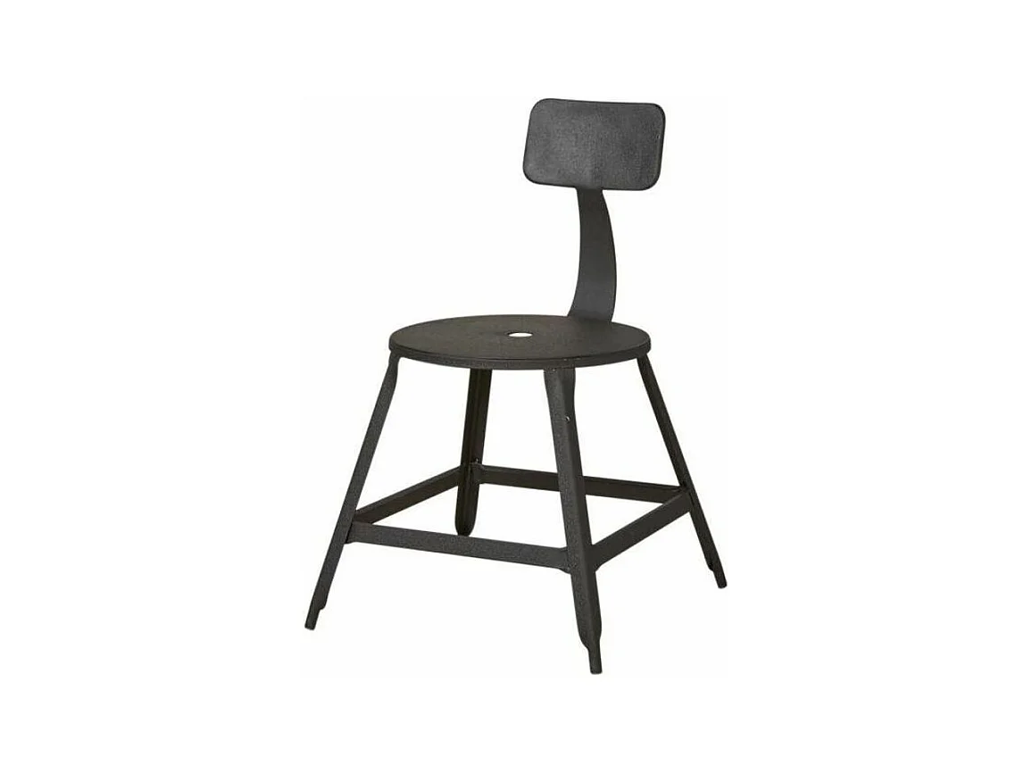 Lot de 2 Chaises Vintage "Madison" 83cm Noir