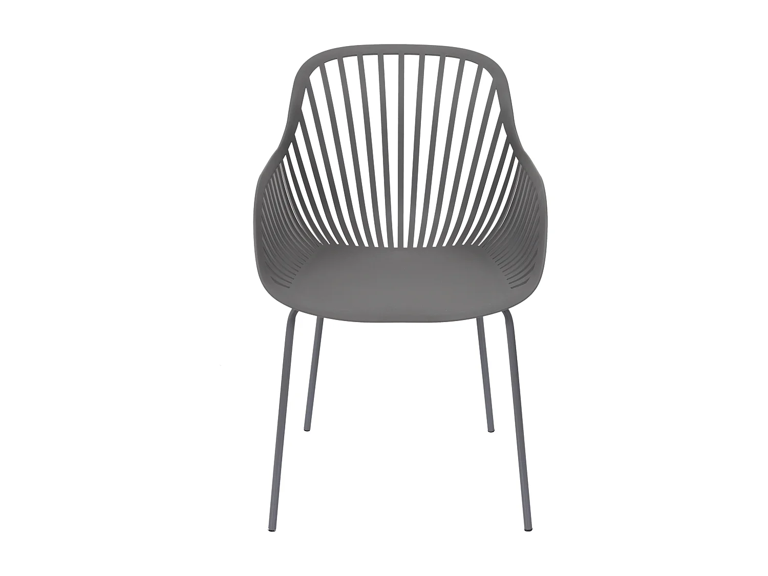 Lot de 2 Fauteuils - HOME DECO FACTORY - Ibiza - Extérieur - Gris