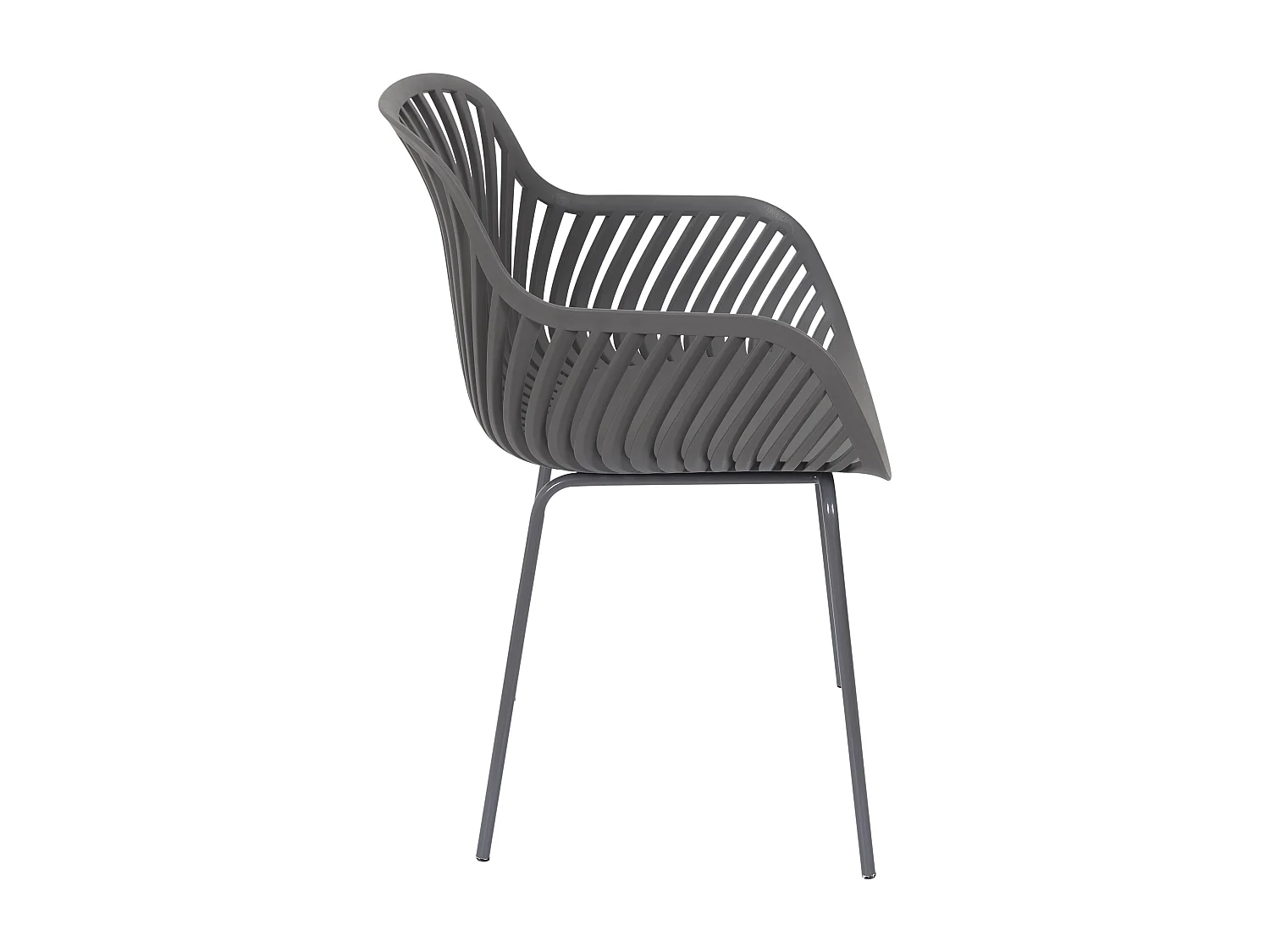 Lot de 2 Fauteuils - HOME DECO FACTORY - Ibiza - Extérieur - Gris