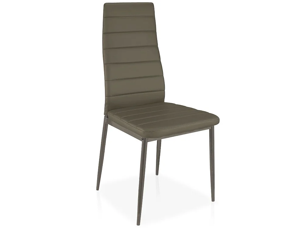 Lot de 4 Chaises Design "Kaïus" 95cm Taupe