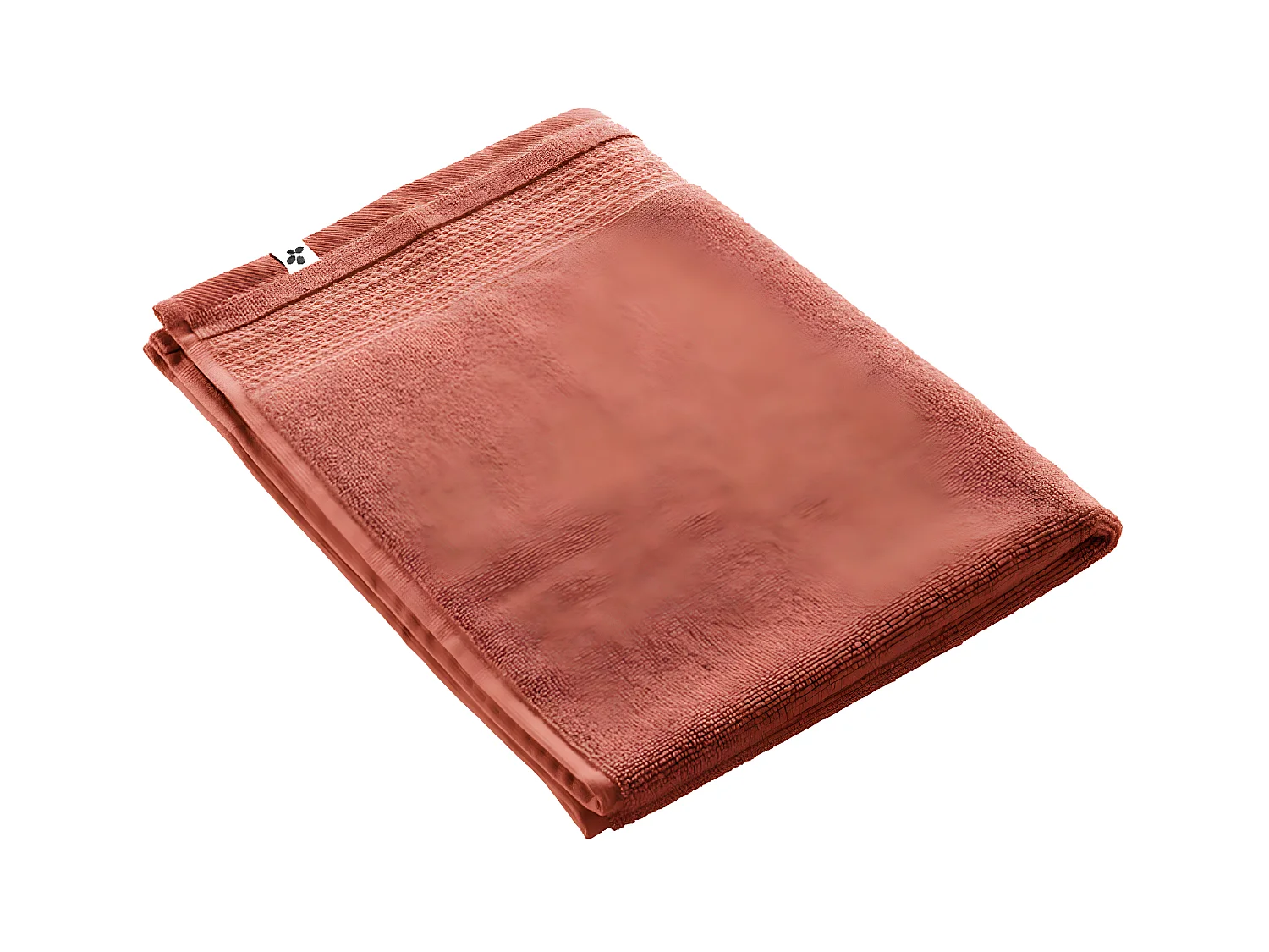 EMMA - Tapis de Bain 50x70cm en Coton Bio Coloris Terracotta