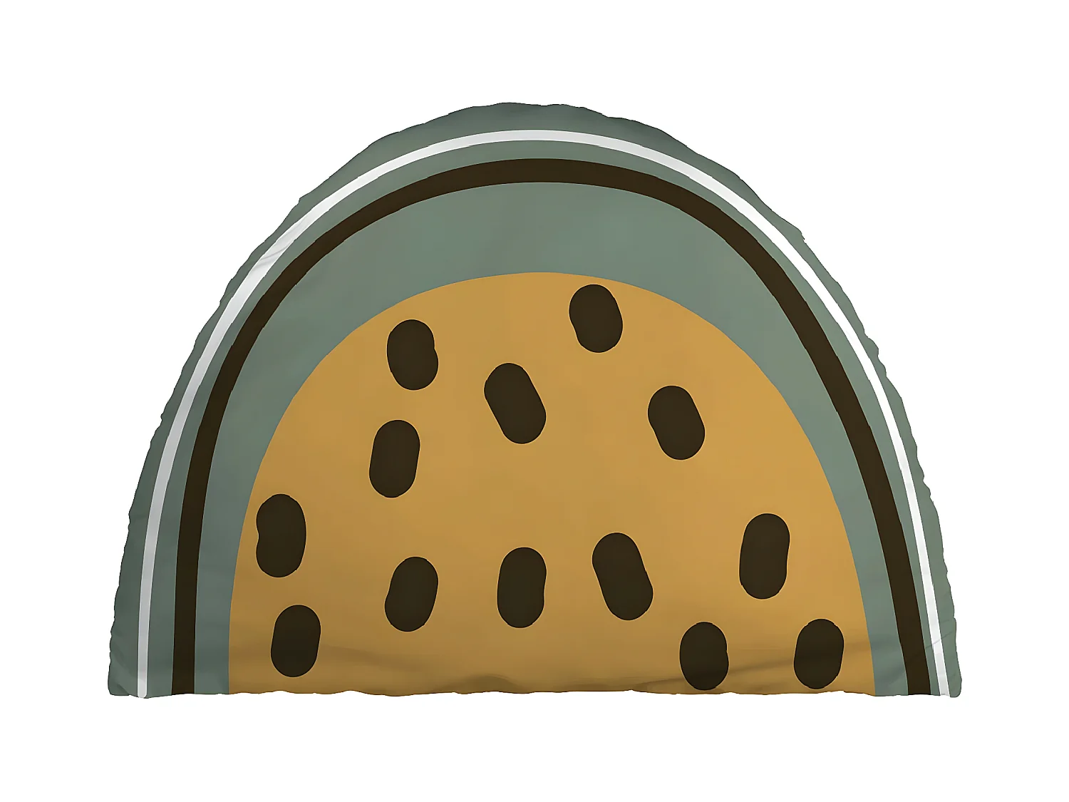 FRUIY - Coussin Déhoussable 35x50cm Coton Motif Fruits