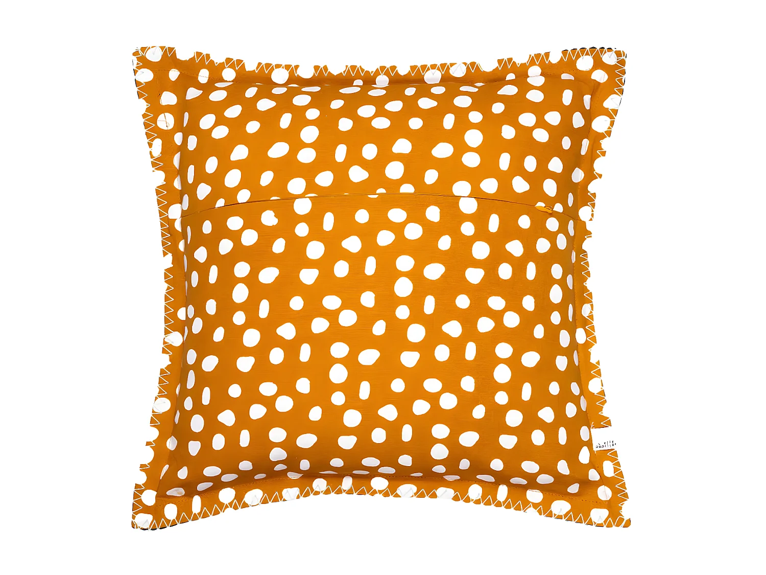 AUTOMNE - Coussin Déhoussable 40x40cm Coton Motifs Champignons