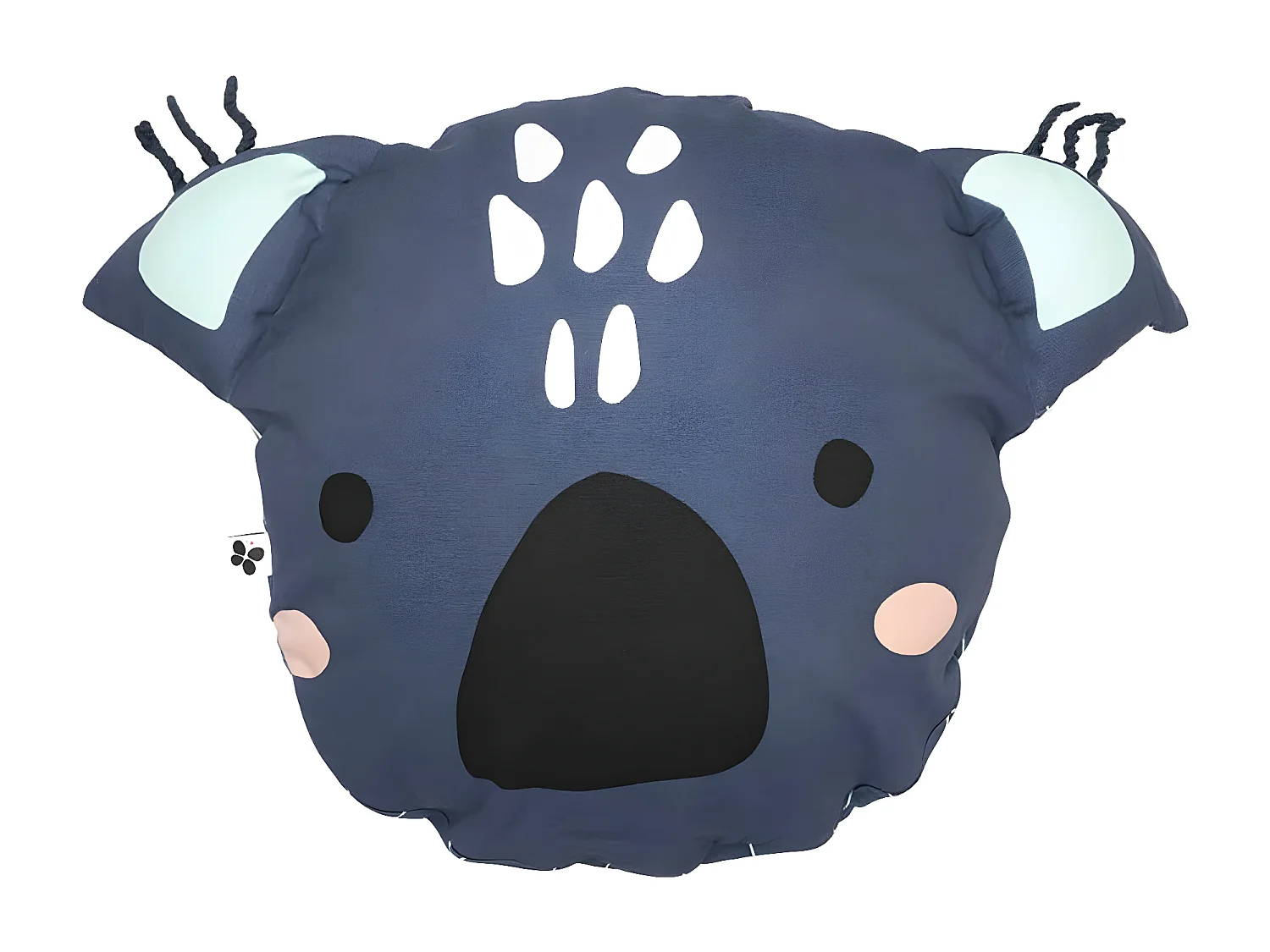 PRANI - Coussin Déhoussable Ø40cm Coton Motif Koala avec Oreilles