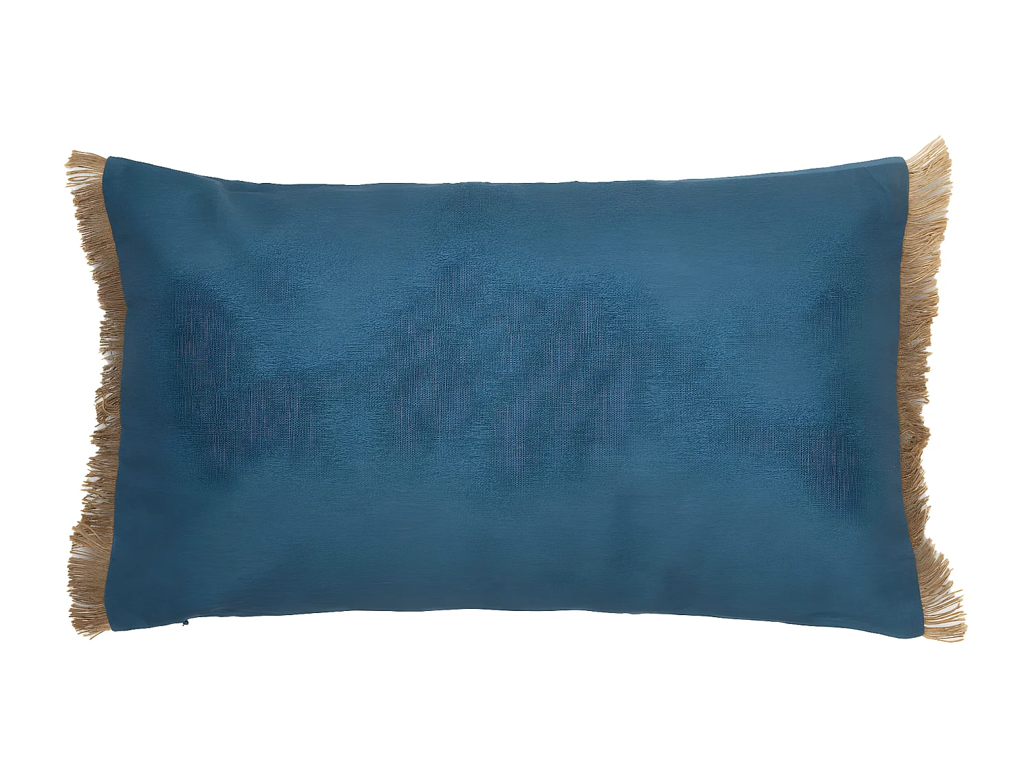 EXPLORE - Coussin Déhoussable à Franges 30x50cm Coton Motif Monde