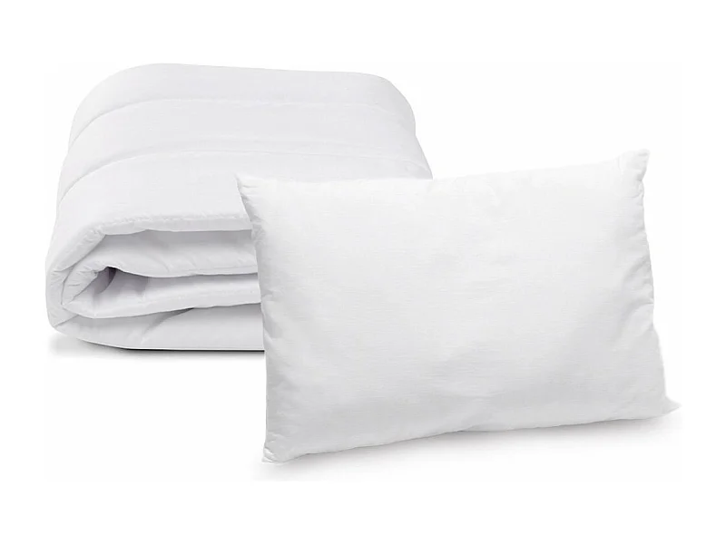 Pack Bébé Couette 75x120cm + Oreiller 40x60cm Lavable à 95°C