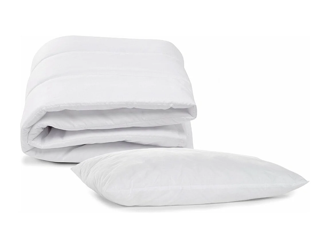 Pack Bébé Couette 75x120cm + Oreiller 40x60cm Lavable à 95°C