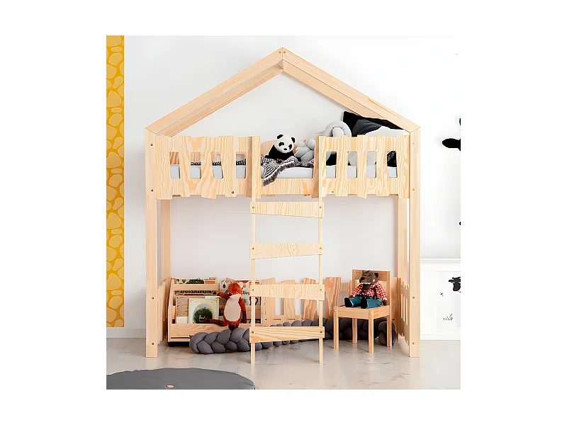 Łóżko piętrowe ZIPPO PA 90x190 sosna