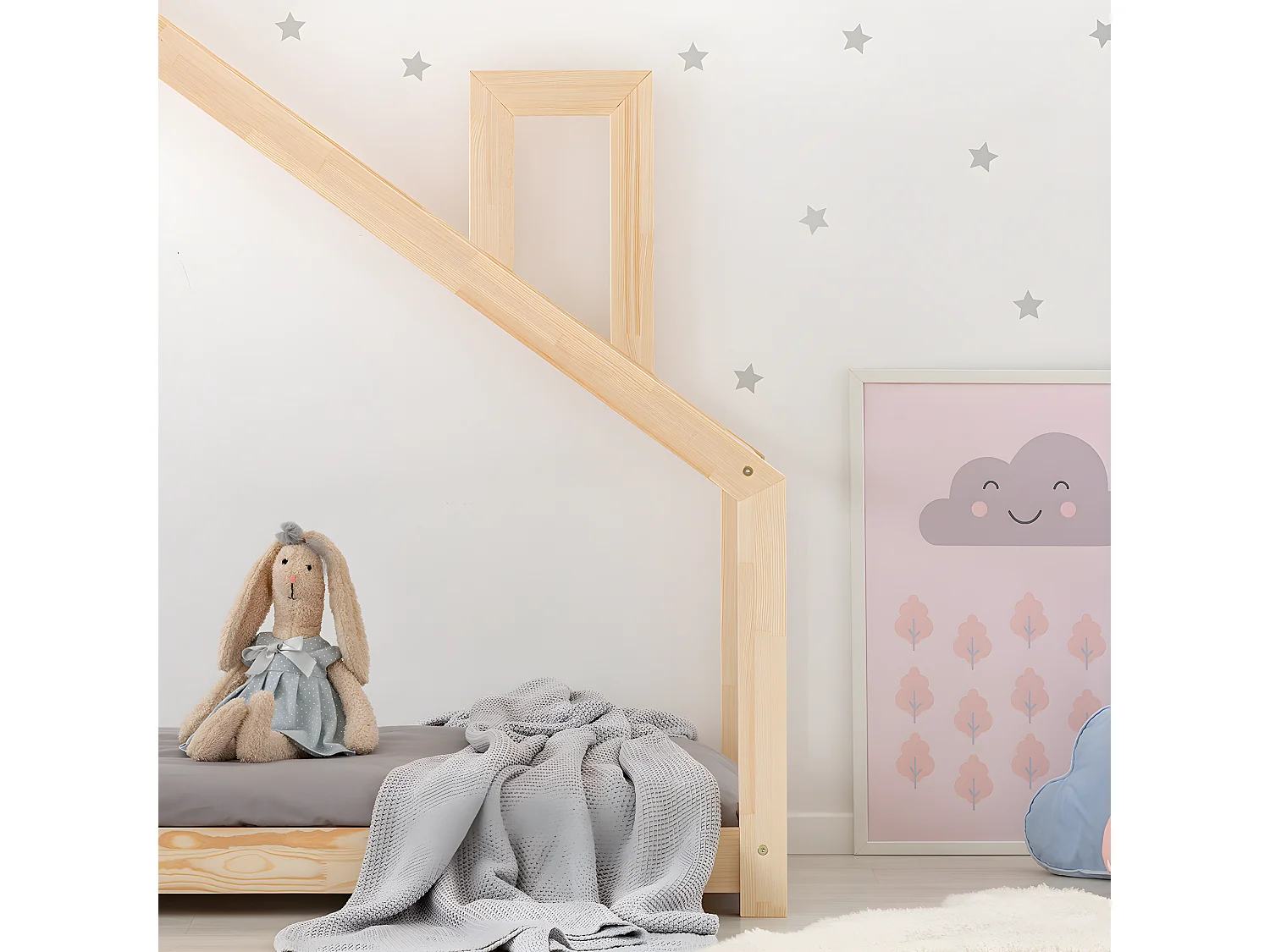 Łóżko dziecięce MILA DMS 90x190 sosna