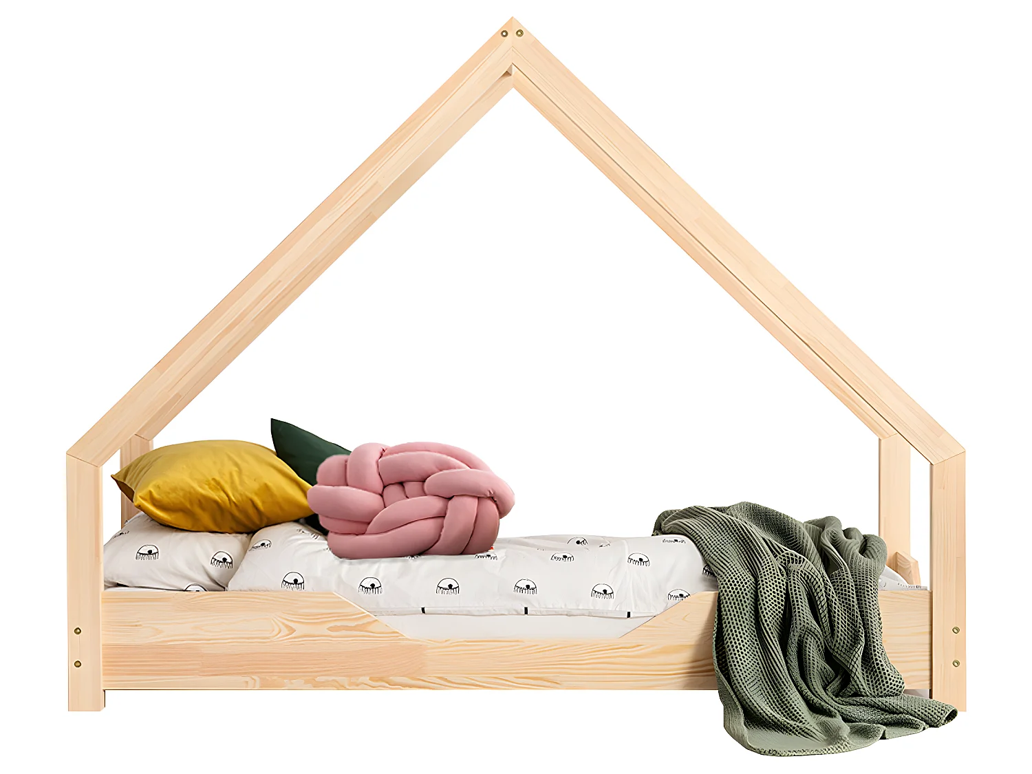 Łóżko dziecięce LOCA B 90x200 sosna