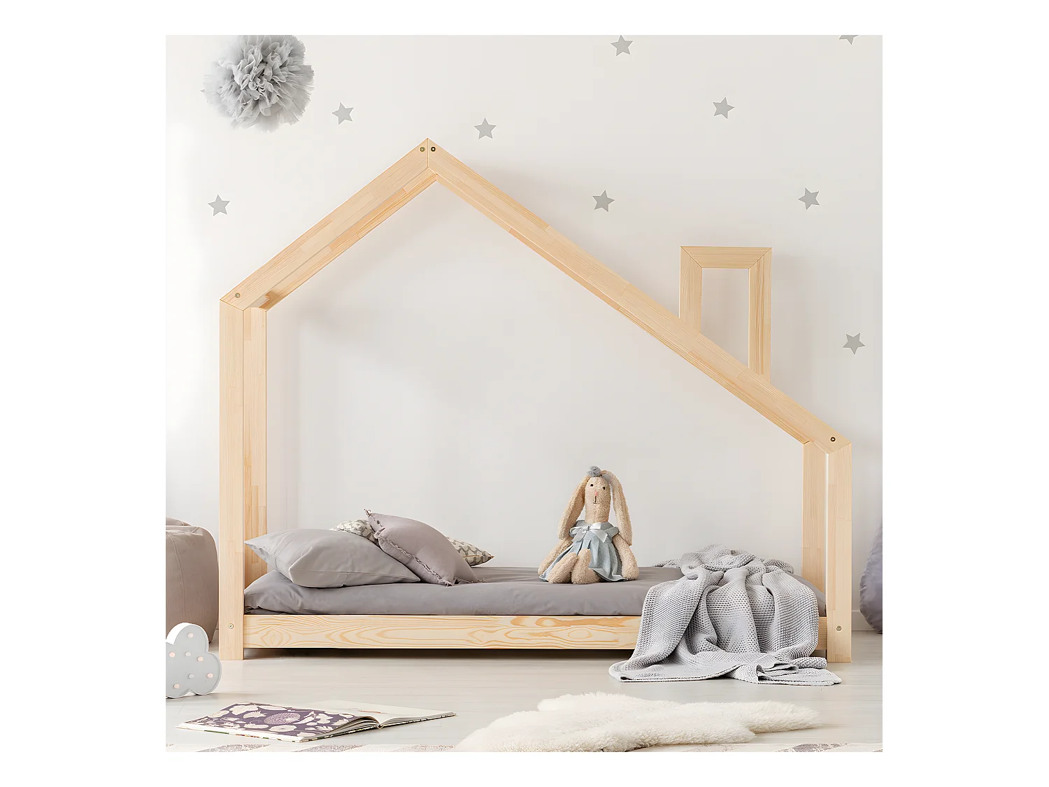 Łóżko dziecięce MILA DMS 70x140 sosna