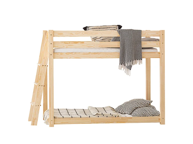 Lit superposé 70x140 sommier inclus Owen Bois