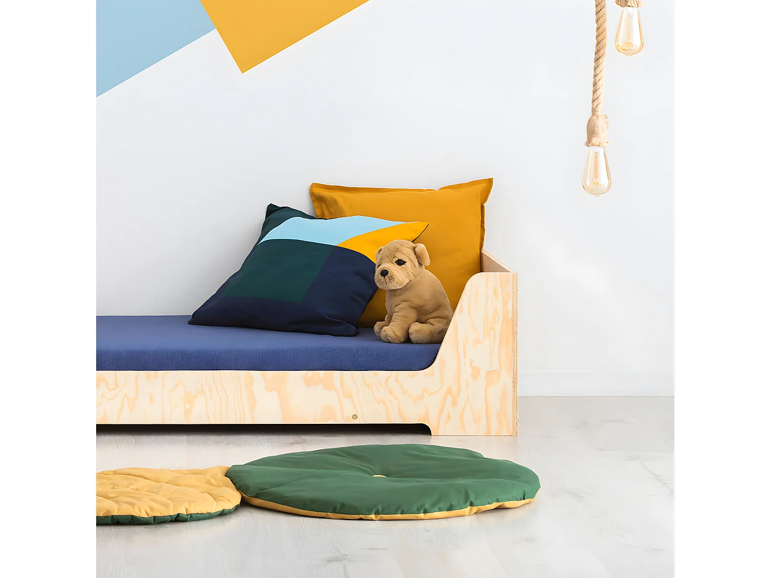 Letto Albane Bois 90x200 con rete a doghe