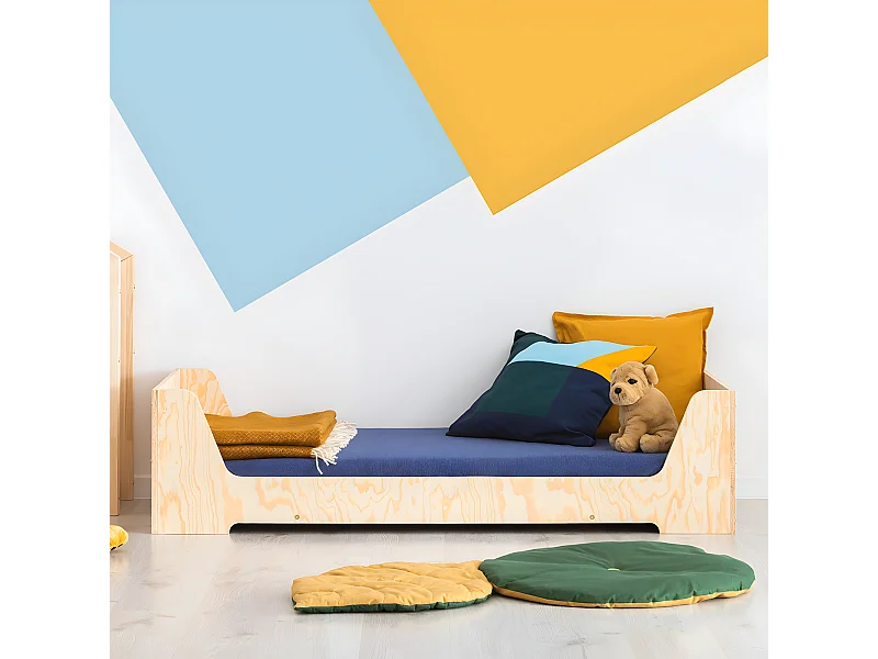 Letto Albane Bois 90x190 con rete a doghe