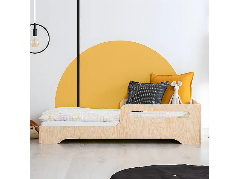 Lit 90x190 sommier inclus Ambre Bois