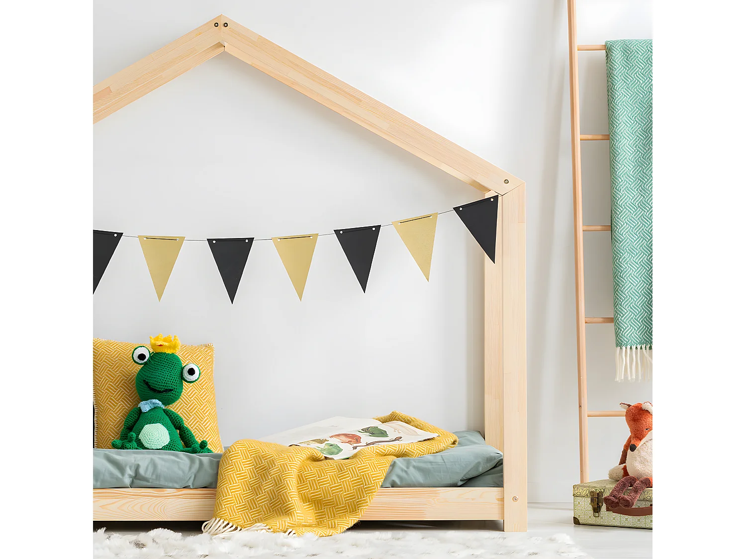 Łóżko dziecięce MILA RM 90x200 sosna